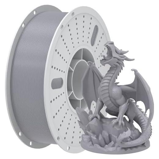 PINBALL PETG 3D Printer Filament 1.75mm High Precision Durable Moisture-Proof Strong Filament Mith Better Flow Dimensional Accuracy +/- 0.02mm Suitable for Most FDM 3D Printers 1 Kilogram Grey