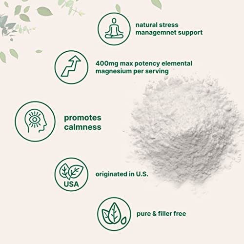 Micro Ingredients Us Origin Pure Magnesium Glycinate Powder, 250 Grams, Strongly Support Bone, Internal Circulation And Muscle Health, No Gmos And Vegan Friendly #TOP2