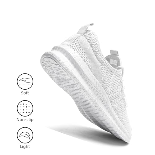 Image of Running Shoes for Women Slip On Tennis Walking Sneakers Sport Fashion Casual Workout Gym Athletic Hiking Nurse Non Slip Lightweight Breathable Trainers