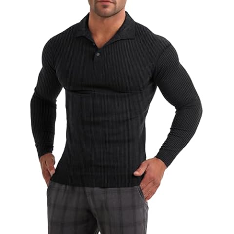 Muscle Cmdr Men's Slim Fit Polo Shirt Cover