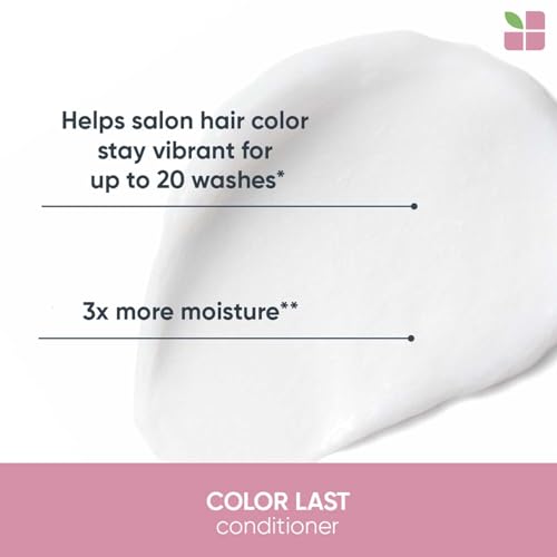Image of Biolage Professional Colorlast Shampoo and Conditioner, Protects Colored Hair & Maintains Vibrancy, Depth & Tone upto 9 Weeks, Anti-fade properties, With Orchids, Vegan & Cruelty-Free, 200ml + 98g