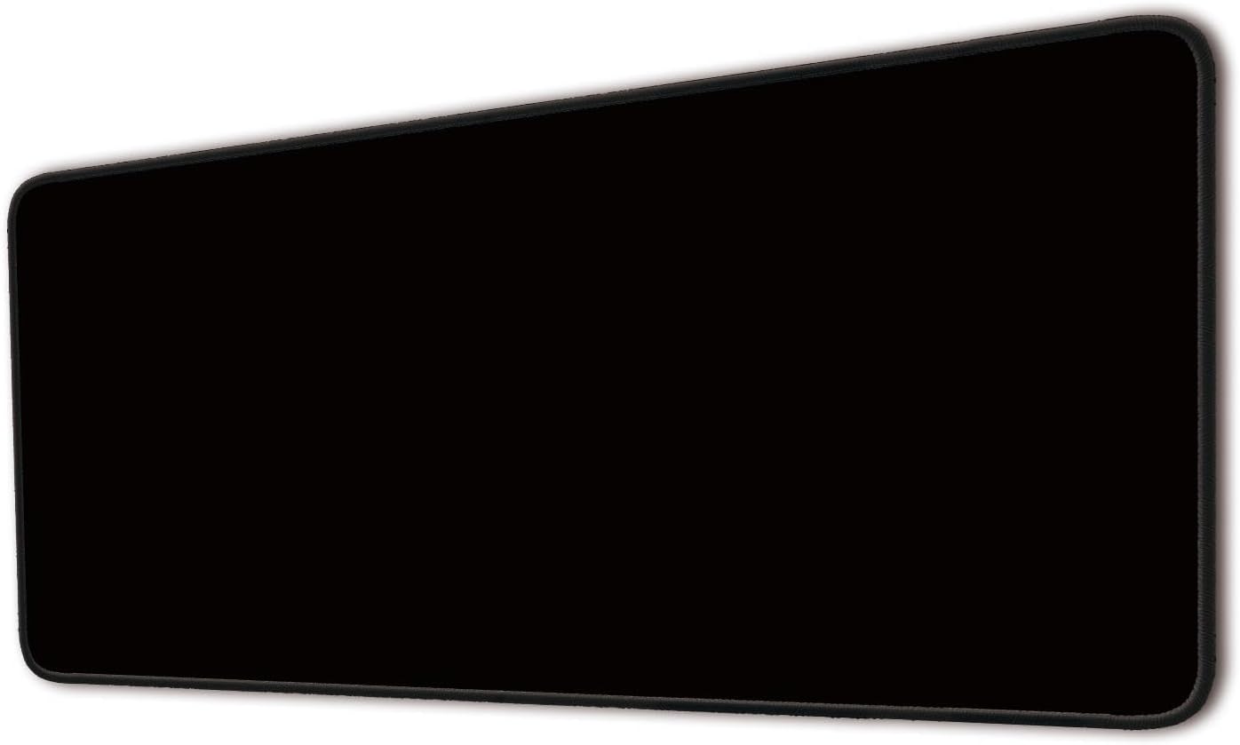 Large Mouse Pad, Non-Slip Desk Pad, Black, 24x12 inch