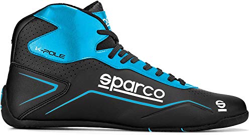 Sparco Unisex's Modern Kart Shoes K-Pole Size 45 Black/B, men11 d(m) us=45eu