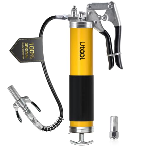 UTOOL 8000 PSI Heavy Duty Pistol Grip Grease Gun Kit, 14 oz...