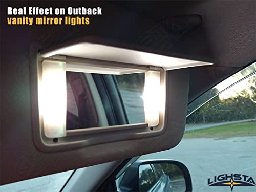 Kit interior de luces LED blancas para Subaru Outback miniatura 7
