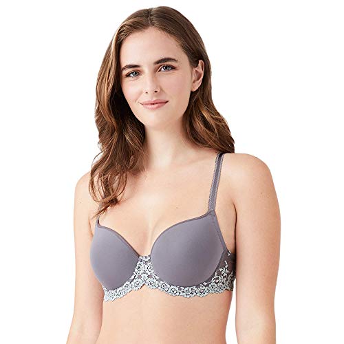 Image of Wacoal Womens Embrace Lace Lightly Padded Underwire Mid Coverage T-Shirt Bra, 853191