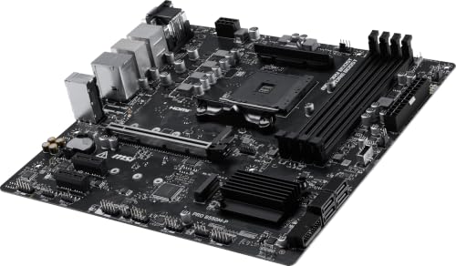Image of MSI PRO B550M-P Motherboard, mATX - Supports AMD Ryzen 5000 /5000 G-Series, 4000 G-Series, 3000 /3000 G-Series Desktop Processors, AM4 - DDR4 Memory Boost (up to 4400+ MT /s OC), PCIe 4.0 x16, M.2 Gen4