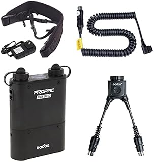 FOMITO GODOX PB960 Portable Extended Flash Power Battery Pack Kit Dual Output for Canon 600EX, 580EX II, 550EX, 430EZ, for Godox Yongnuo Flashes, for TT685 AD360II AD360 AD180