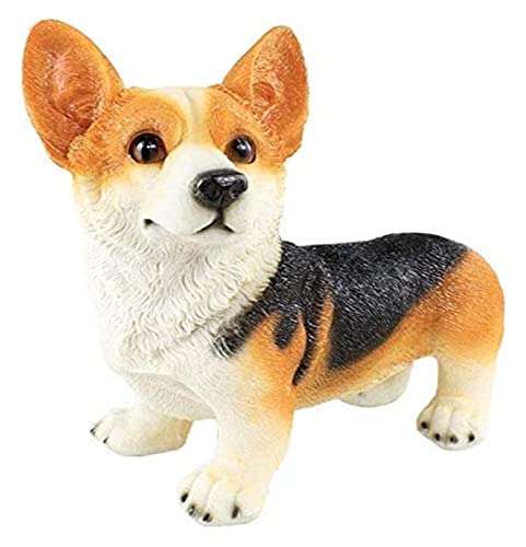 Figurines collectibles Corgi dog statue résine ornement table
