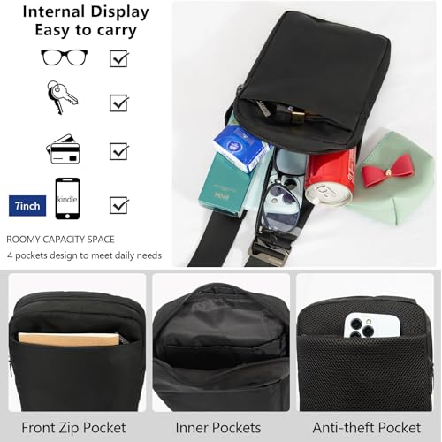 Image of OSOCE Sling Bag, RFID Anti-Theft Lightweight
