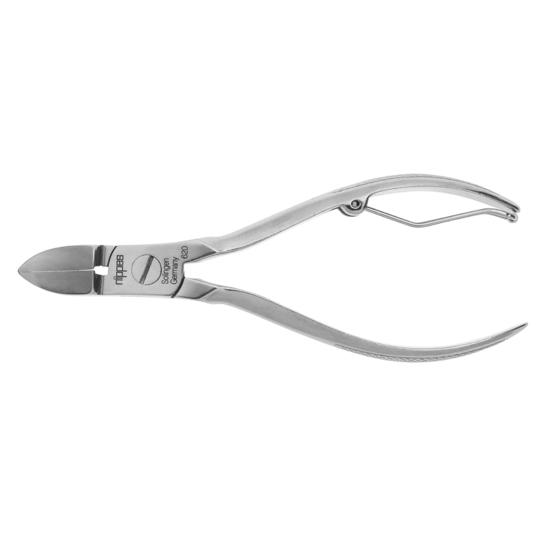 Nippes Solingen Pince à pédicure en acier inoxydable nickelé 13 cm 73 g