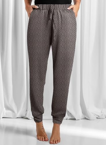 Image of Dokotoo Womens 2026 Soft Casual Drawstring Tie Elastic Waist Loose Jogger Pants with Pockets