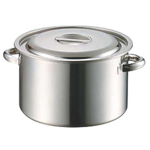 Amazon | AG モリブデン半寸胴鍋 39cm(30.0L) [ Φ390 x 深さ 250mm