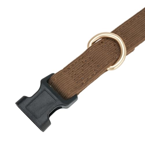 Collar para perros pequeño de pana marrón, talla S miniatura 5