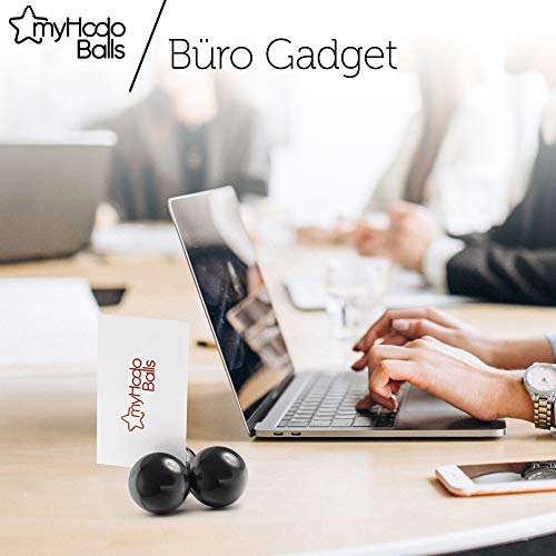 myHodo Magnetkugeln Mega Set (30mm, 6 Stück) – XXL Magnetische Bälle für Kreativität & Stressabbau, Hochwertiges Büro-Gadget für Entspannung, Anti-Stress Magnet Kugeln für Erwachsene