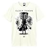 Amplified Unisex Adult Axe Samarui Sleep Token T-Shirt (L) (Vintage White) #2