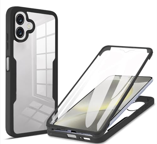 �X�}�z�P�[�X For Galaxy S24 FE �p ���ʋ����K���X �S�ʕی� �N���A �M�����N�V�[ S24 FE �g�уJ�o�[ �����x�^�b�` PC�f��+TPU�o���p�[ ��d�\�� �T���X�� S24 FE �J�o�[ ���� ���ϖh�~PC�w�� �w��h�~ ������� ��