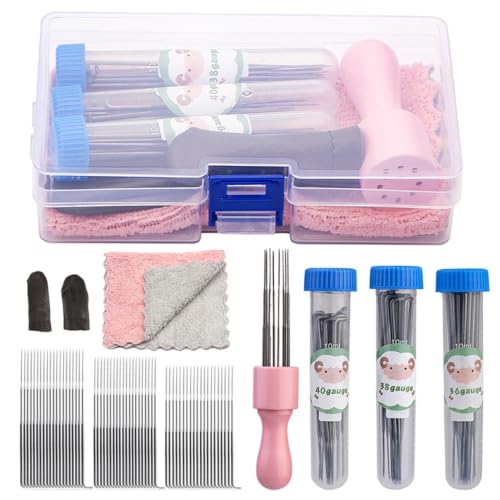Kit de agujas de fieltro para hacer muñecas artesanales en casa