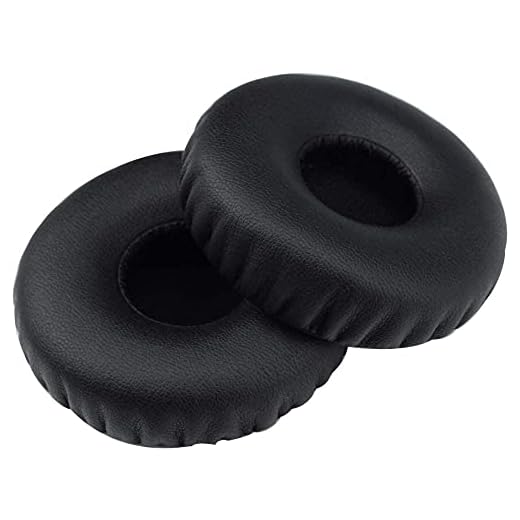 Adhiper E40BT Earpads Coussinets pour écouteurs Pièces de réparation Coussinets de Rechange Compatible avec JBL Synchros E40BT E40 S400 T450 (Noir)