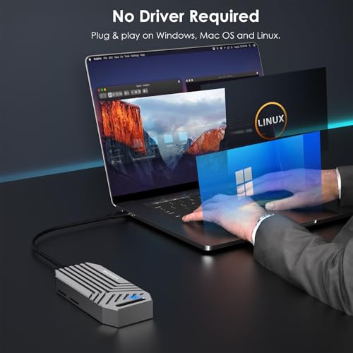 WAVLINK 40Gbps PCIe NVMe SSD Enclosure U41F の商品画像 3