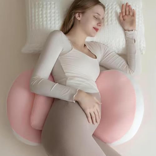 Image of Proliva Maternity Pillow | Dual Pregnancy Wedge Pillows for Back & Belly Support | Adjustable Butterfly Design | Travel-Friendly Pregnancy Pillow | Hypoallergenic Organic Cotton Cover