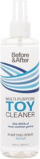 ANTES y DESPUÉS DEL Spray Limpiador de Juguetes Multiusos 8.5 fl oz