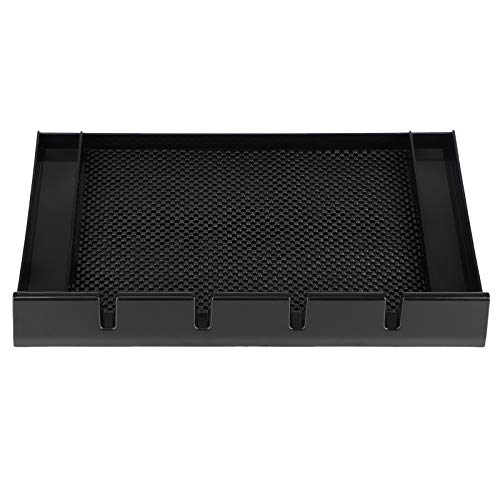 Boîte à outils de coiffeur et support de tondeuse à cheveux noir pour salon