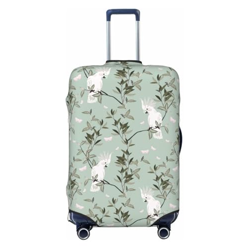 Travel Luggage Cover - Cute Parrot No.20002 Washable Suitcase Covers Protector Fits 18-32 Inch Luggage