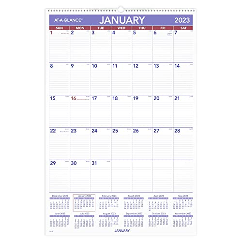 Photo 1 of 2023 Wall Calendar by AT-A-GLANCE