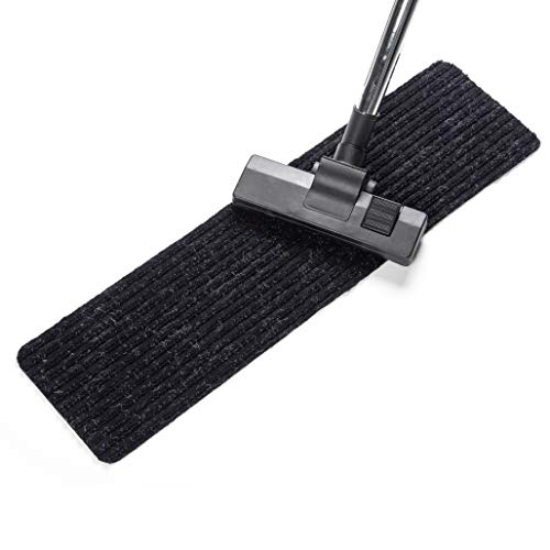 14 Pack-(8"x 30"), Non-Slip Stair Treads Carpet Indoor, Anti Slip Stair Mats, Skid Resistant Rubber Backing for Child Proofing/Pet Safety/Elderly Safety, Black