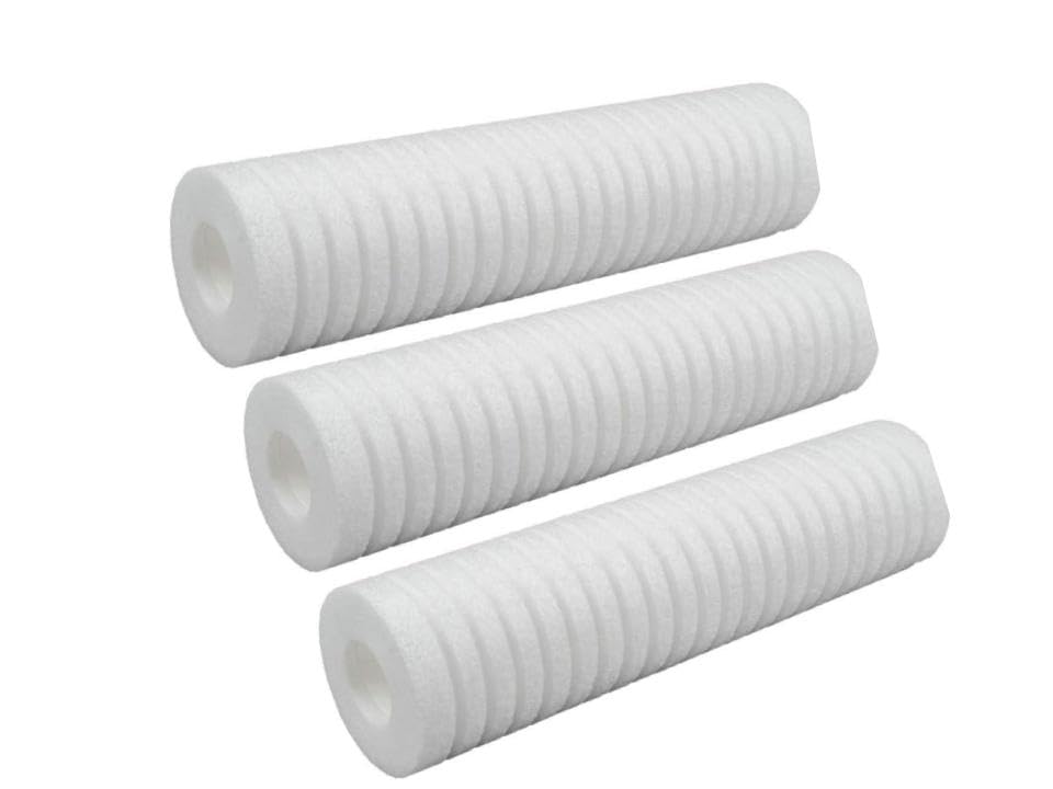 Drinking Water Filter Core PP Refill Cartridge in Cooking Kitchen Home Uses Power (Pack of 3)
