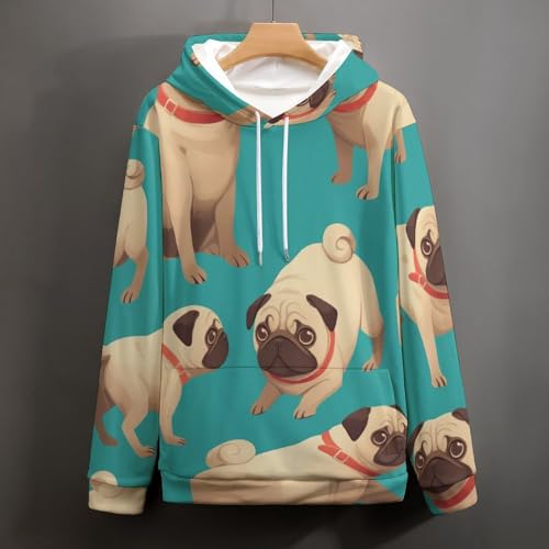 Hoodie Chien Cartoon - Pull chaud idéal pour vos sorties décontractées - 5