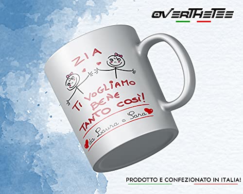 Tazza Zia Personalizzabile Femminucce Zia Ti
