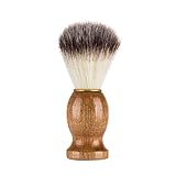 Makeup Brushes Sets, Boomboom Men Shaving Bear Brush Best Badger Hair Shave Wood Handle Razor Barber...