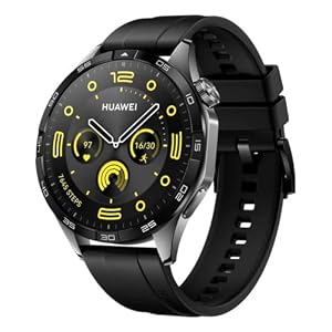 HUAWEI WATCH GT 4 Smart Watch for men women – Up to 2 Weeks Battery Life Fitness Tracker – Compatible with Android & iOS – Health Monitoring with Pulse Wave Analysis – GPS Integrated -Black