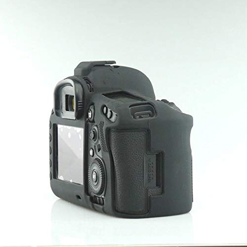 Image of Canon 5D Mark IV Camera Case, Professional Silicone Rubber Camera Case Cover Detachable Protective for Canon 5D Mark IV - Black