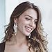 Long Dangle Fringe Chandelier Earrings for Women - Punk Metal Chain, Hypoallergenic Lightweight Tassel Drop (Fringe Silver)