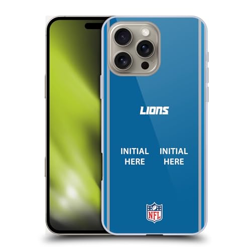 Coque Detroit Lions iPhone 16 Pro personnalisable et rigide NFL