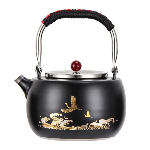 SMEJS 梁リフティングポット 1.2L 周囲ストーブ沸騰ティーポット電気陶器 304 ステンレス鋼バブル