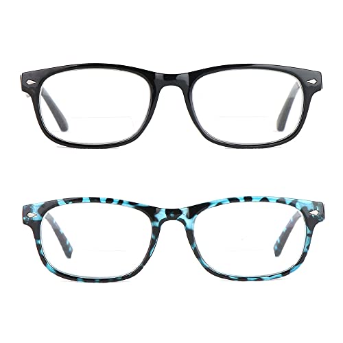 Ysorrisox 2 Pack Spring Hinge Bifocal Reading Reader Glasses For Women And Men #TOP7