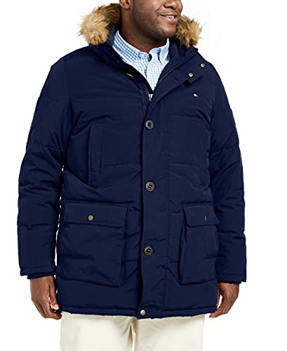 Image of Tommy Hilfiger Mens Quilted Snorkel Parka Coat