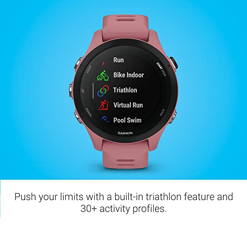 Image of Garmin Forerunner 255S, Smaller GPS Running Smartwatch, Advanced Insights, Long-Lasting Battery, Light Pink