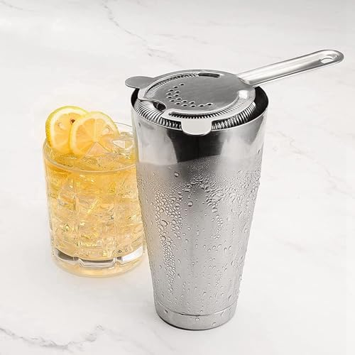 Coctelera Boston de acero inoxidable con vasos contrapesados de 28oz y 18oz 8