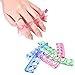 KADS 2pcs/pair Silicone Toe Separator Nail Art Manicure Finger Feet Care Braces Supports Nails DIY Tools
