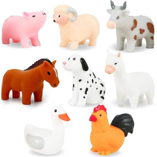 Badewannenspielzeug - Badespielzeug Baby ab 1 2 3 Jahre, 8 Stück...