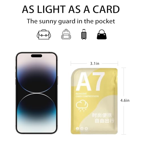 Disposable Rain Ponchos Emergency Rain Poncho for Adults3