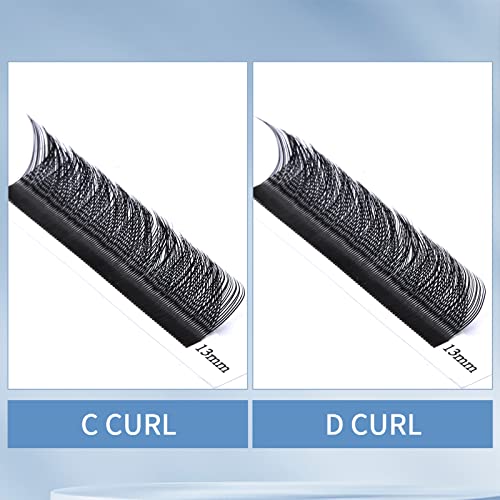 YY Lashes 0.07mm D Curl 8mm Eyelash Extensions Y-Shape Pre Made 2D Russian Volume Individual Lash Extensions(YY-0.07-D-8) - Image 4