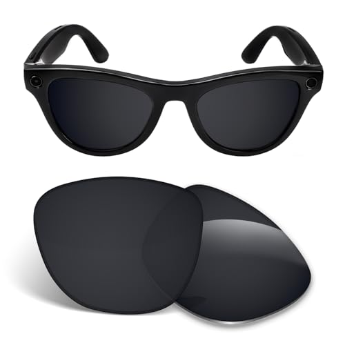 Image of 1.5MM Replacement Lenses Compatible With Ray-Ban Meta Skyler RW4010 52mm Smart Sunglasses