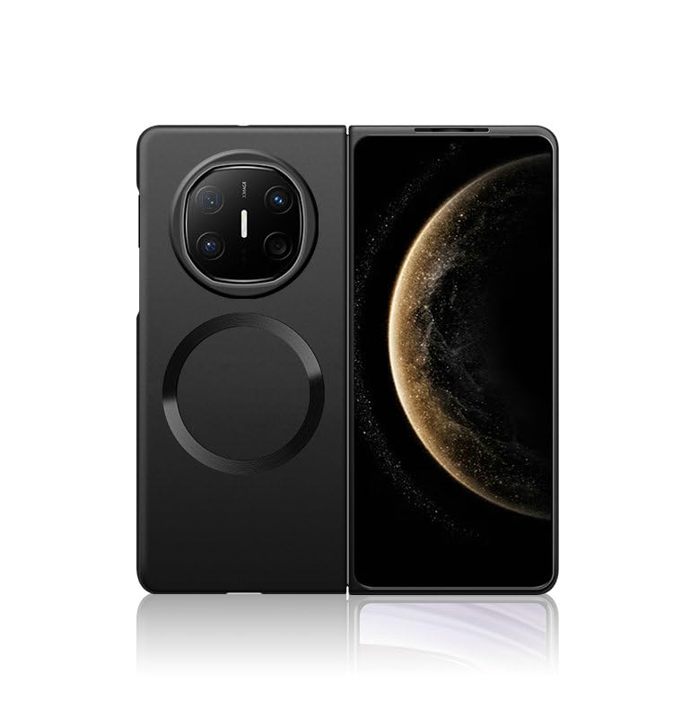 Compatible with Huawei Mate X6 Case Cover,Compatible with Huawei Mate X6 ICL-AL10 Ultra-Thin Hard PC Shockproof Protective case with Built-in Magnetic Suction Black