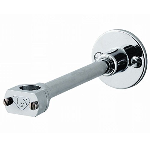 T&S Brass B-0109-06 Wall Bracket, 3" Wall Bracket Assembly with Mounting Hardware, Silver